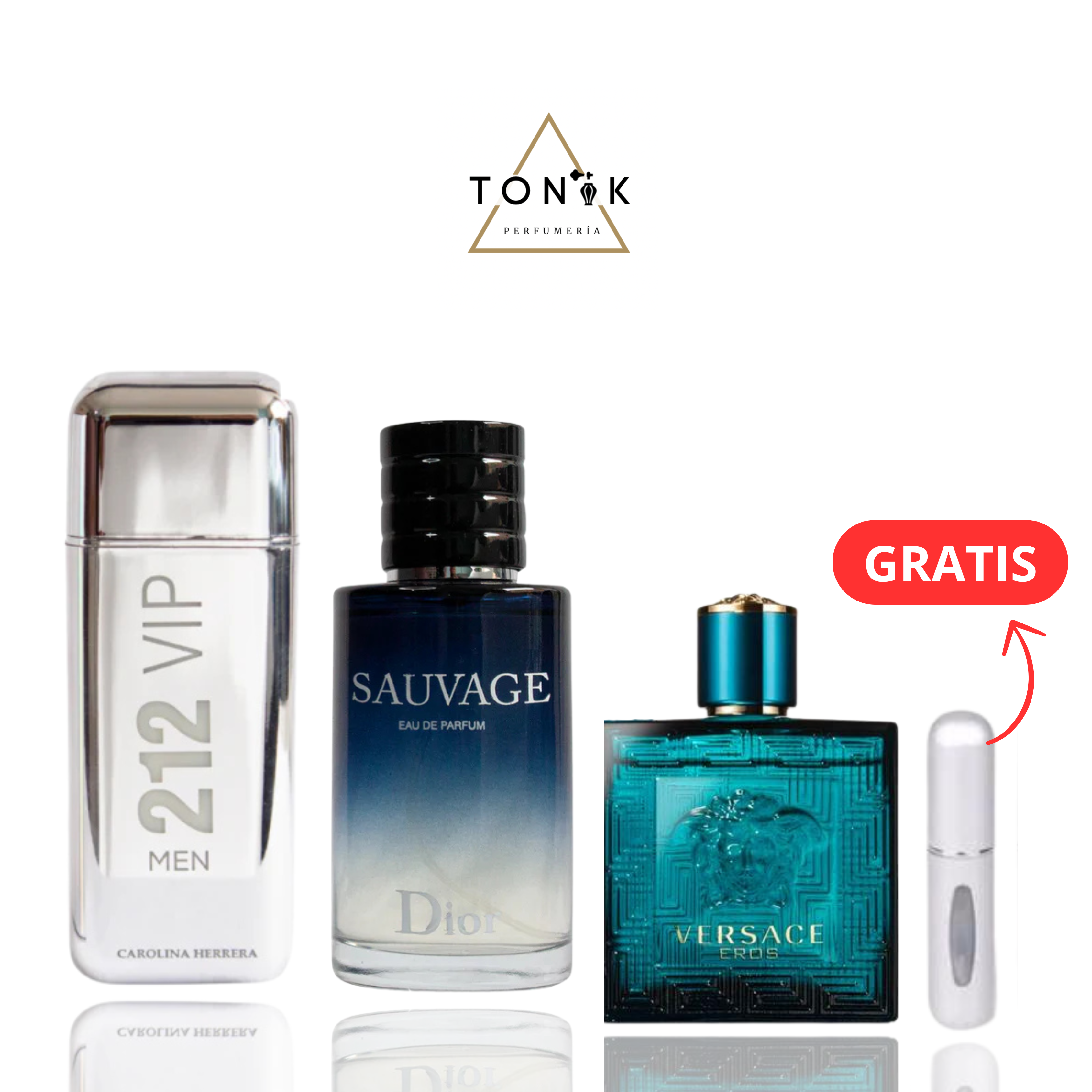 Súper Combo: 212 VIP, Eros, Sauvage